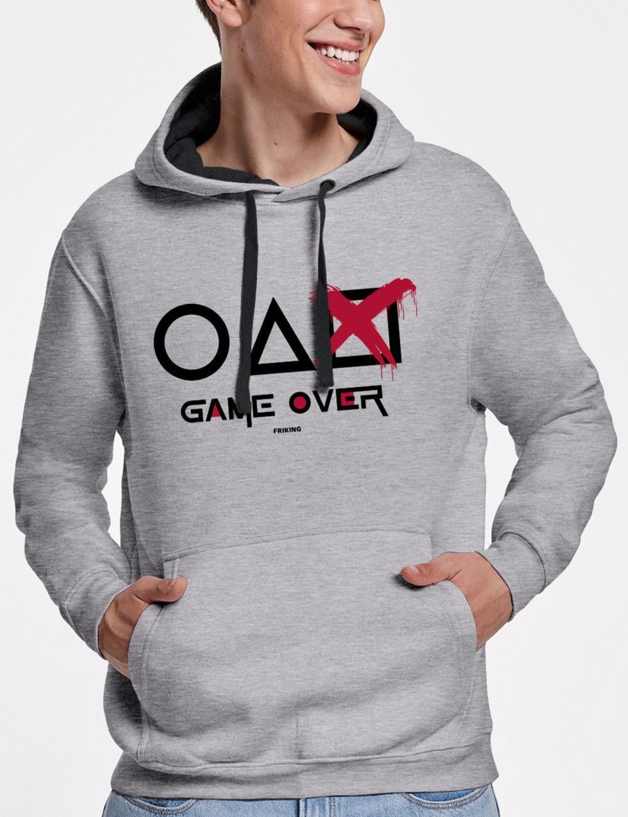 Friking Game Over Squid - 261 | Sudaderas Con Capucha Uni