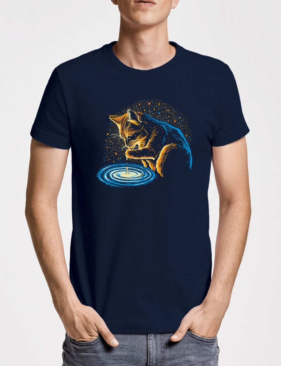 Friking Drinking Cat - 667 | Camisetas Hombre