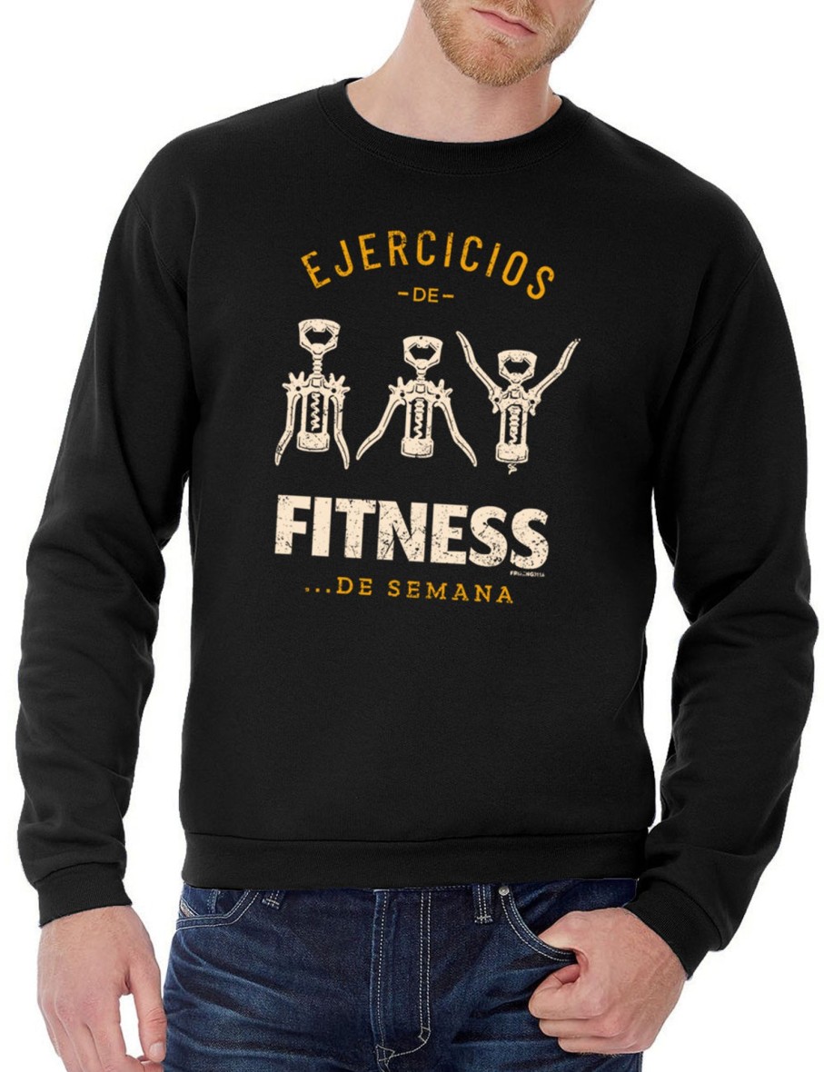 Friking Fitness De Semana - 311A | Sudaderas Sin Capucha Uni