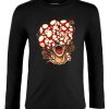 Friking Fungus Face - 657 | Camisetas Manga Larga Nino