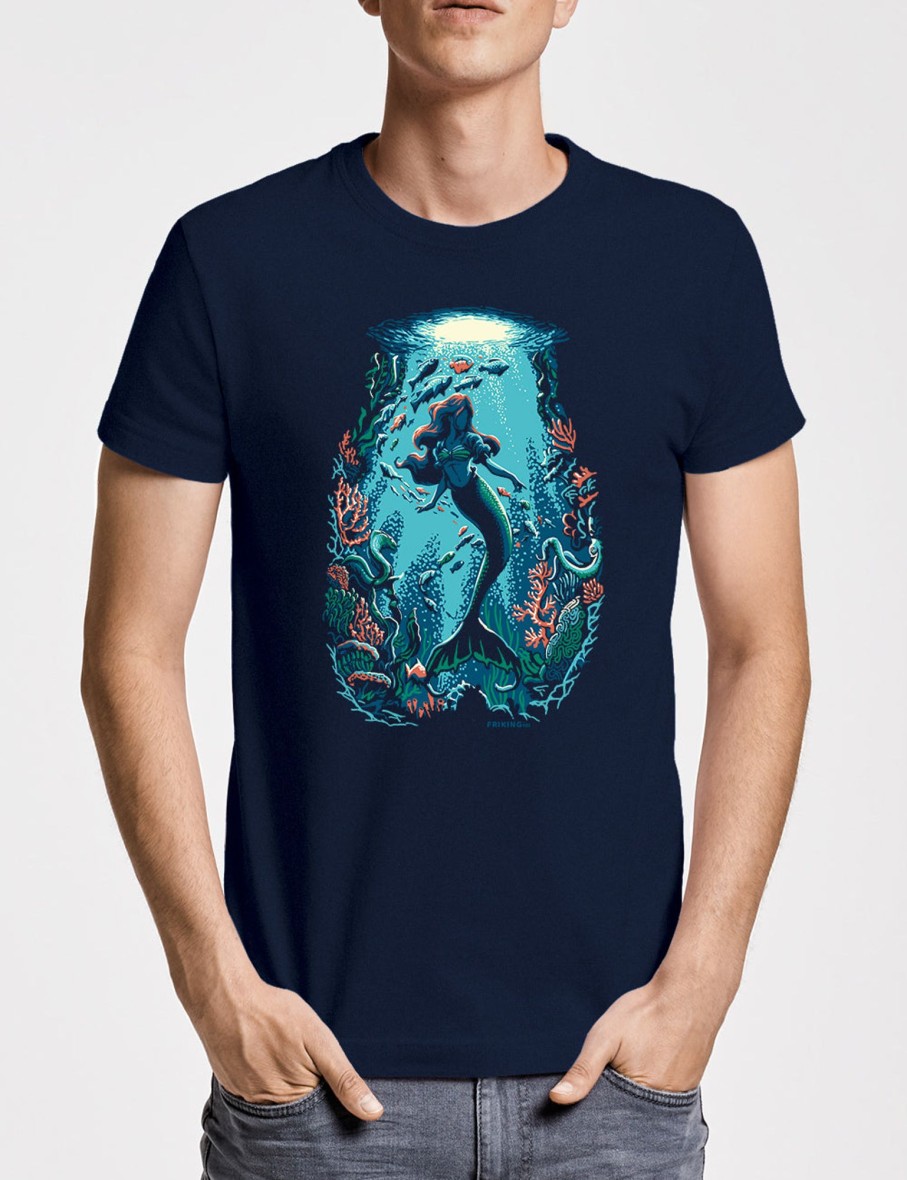 Friking Mermaid Silhouette | Camisetas Tallas Grandes