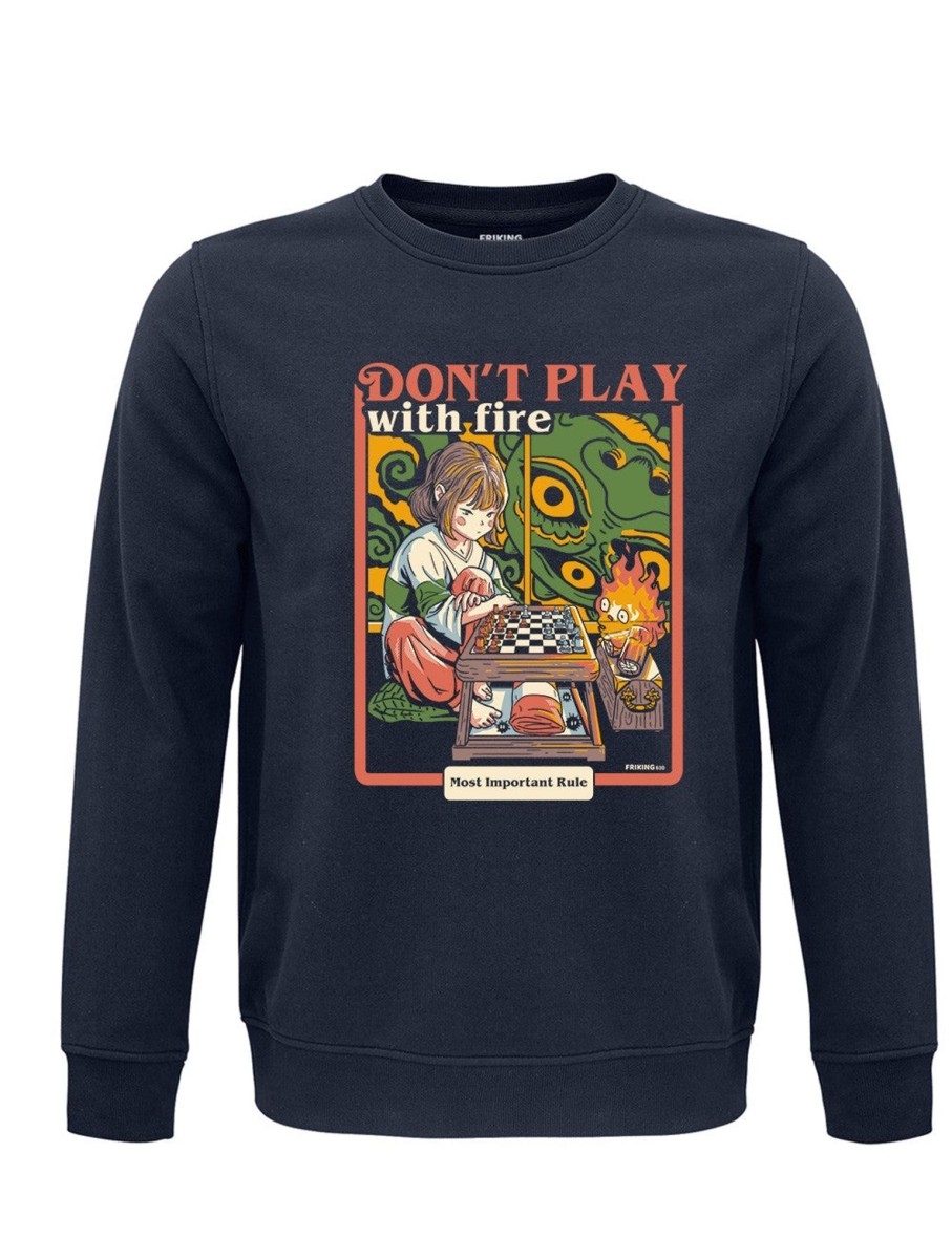 Friking Don´T Play With Fire - 630 | Sudaderas Sin Capucha Nino