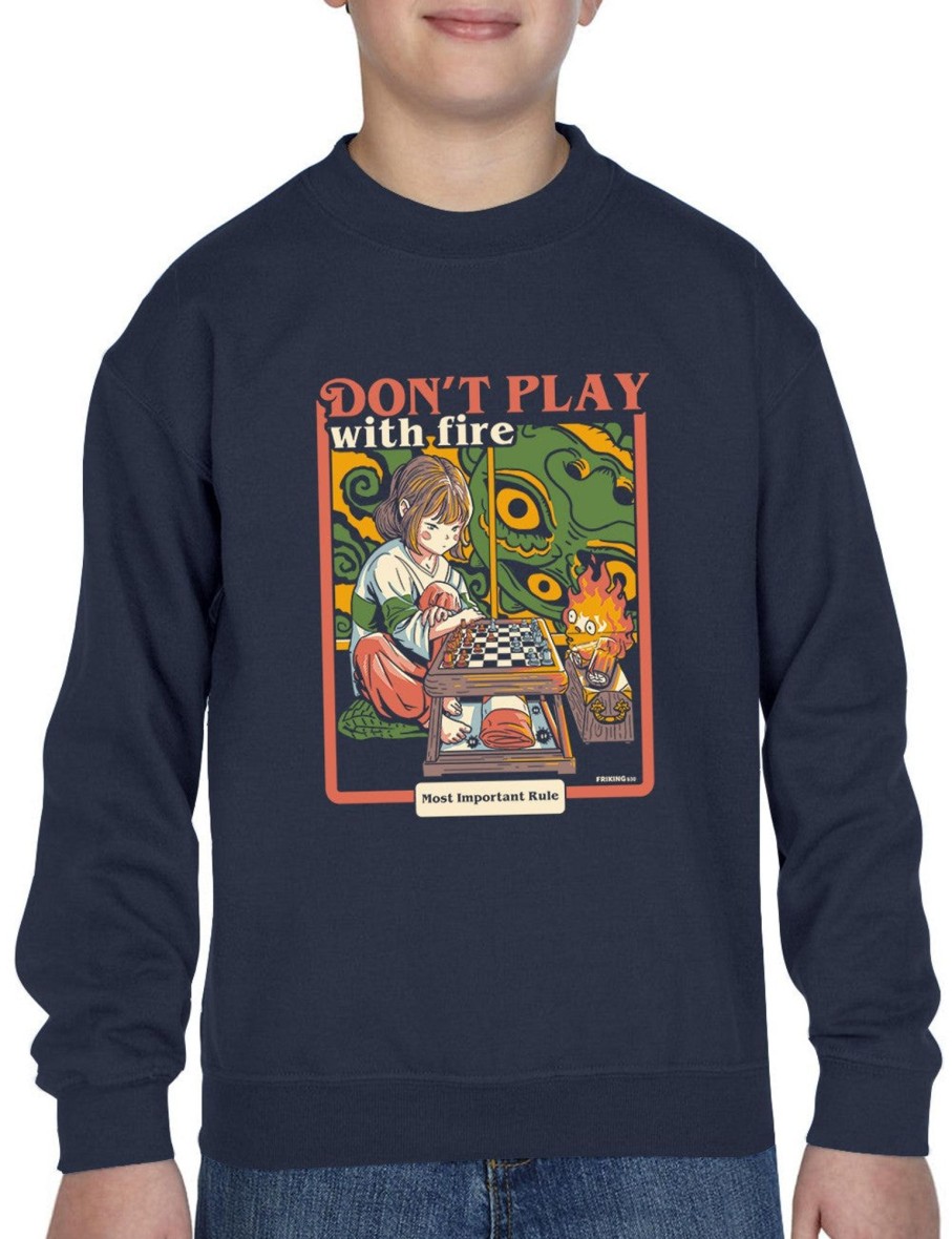 Friking Don´T Play With Fire - 630 | Sudaderas Sin Capucha Nino