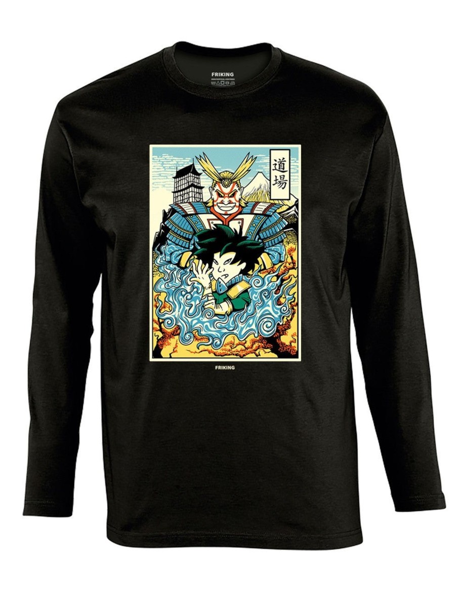 Friking Ukiyo E-Hero - 68 | Camisetas Manga Larga Hombre