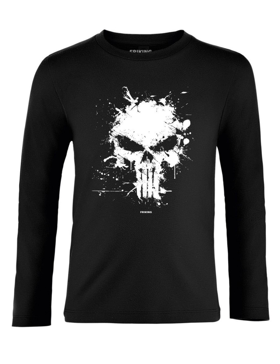 Friking Antihero Skull - 18 | Camisetas Manga Larga Nino