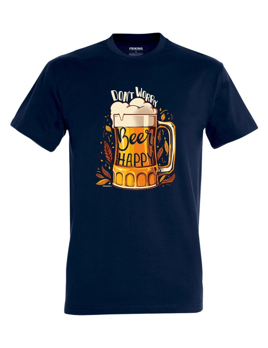 Friking Beer Happy - 671 | Camisetas Hombre