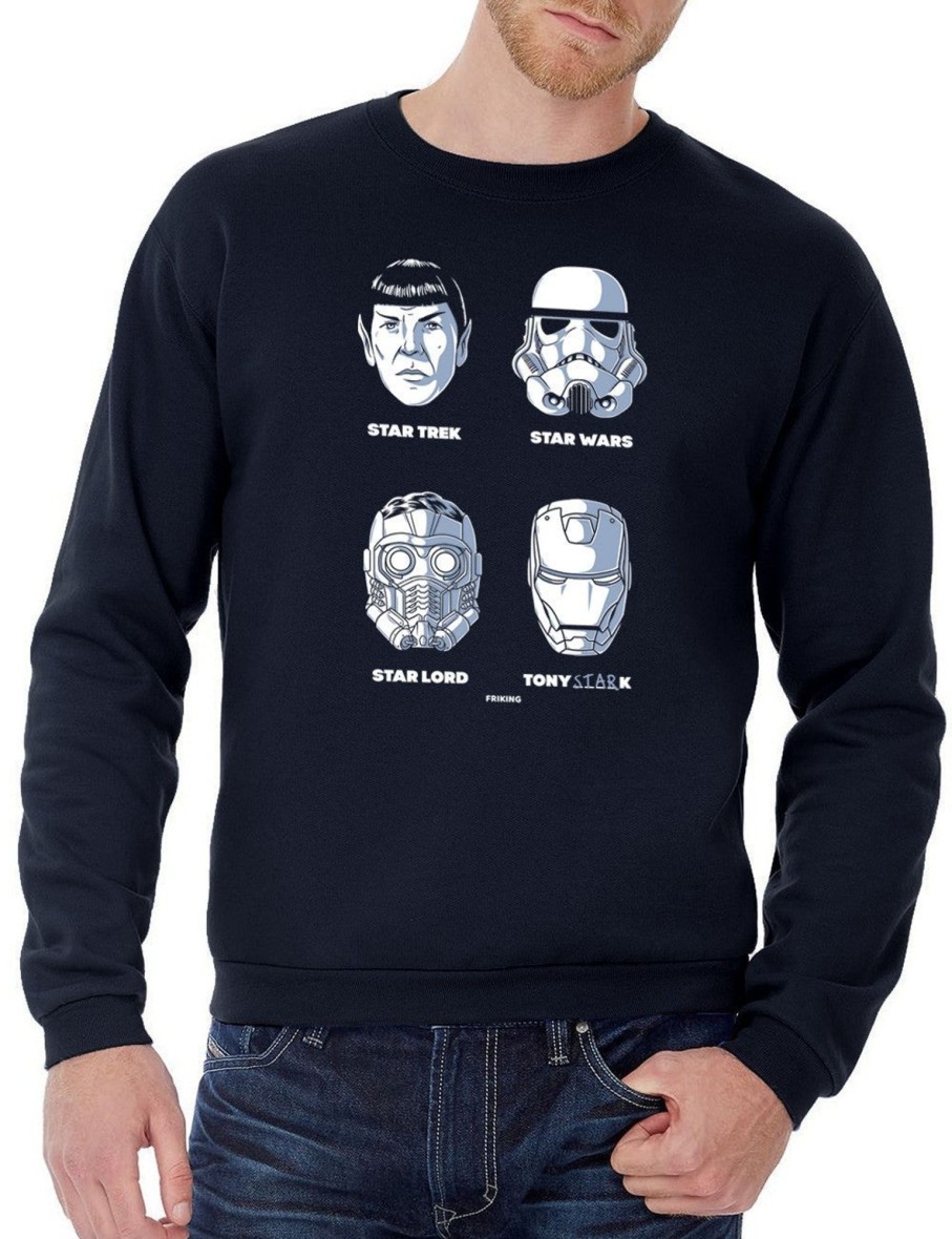 Friking Star Heads - 189 | Sudaderas Sin Capucha Uni