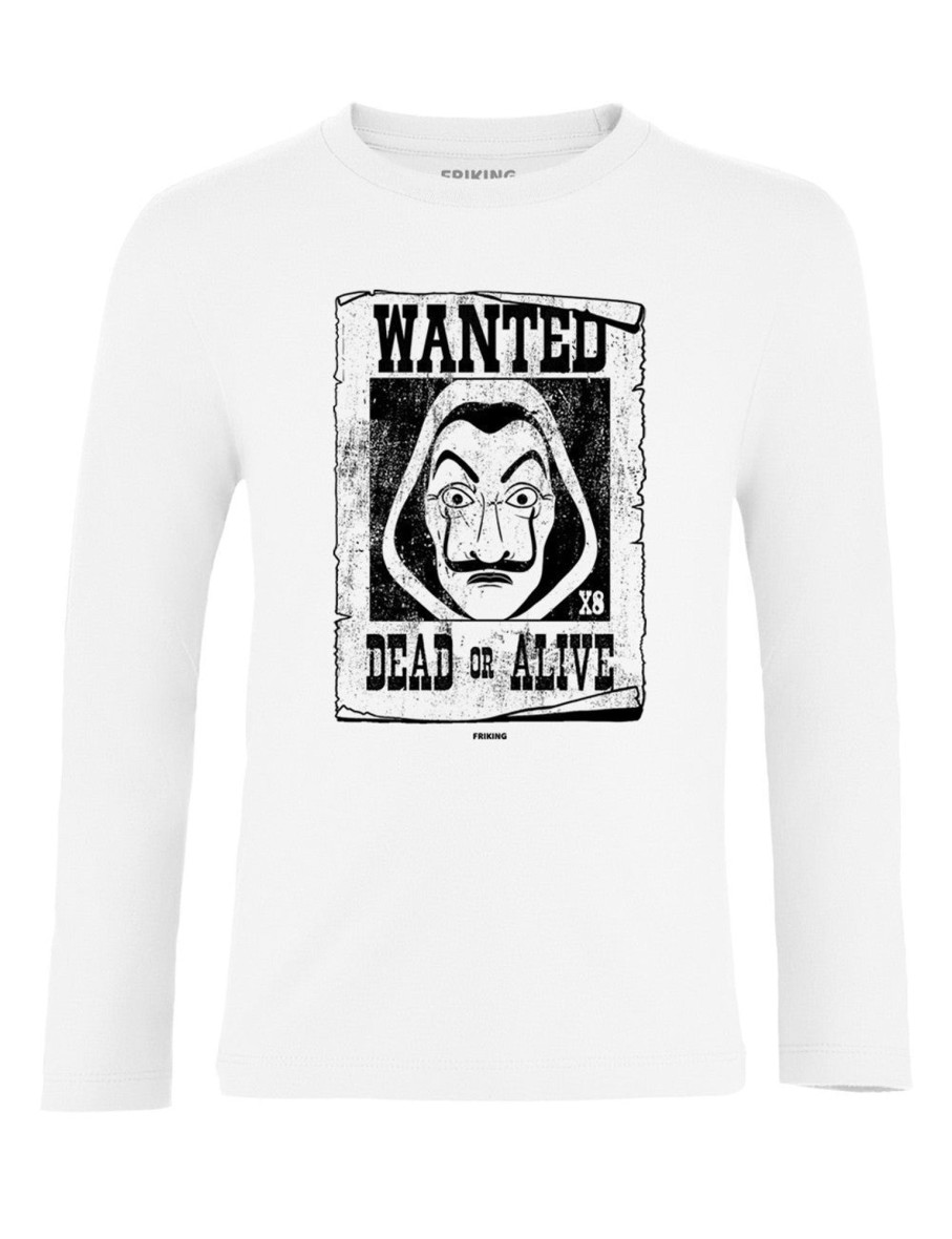 Friking Wanted Thief - 201 | Camisetas Manga Larga Nino