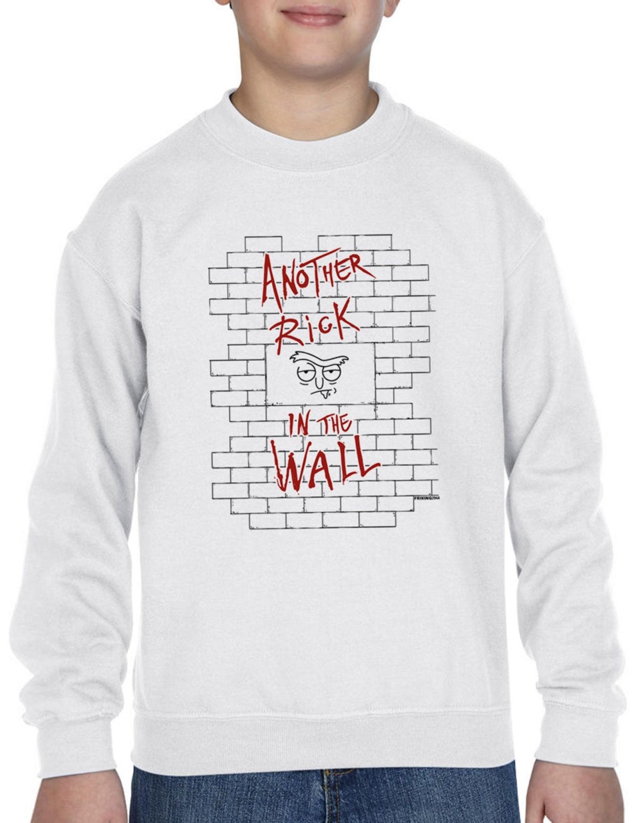 Friking Rick In The Wall - 294A | Sudaderas Sin Capucha Nino