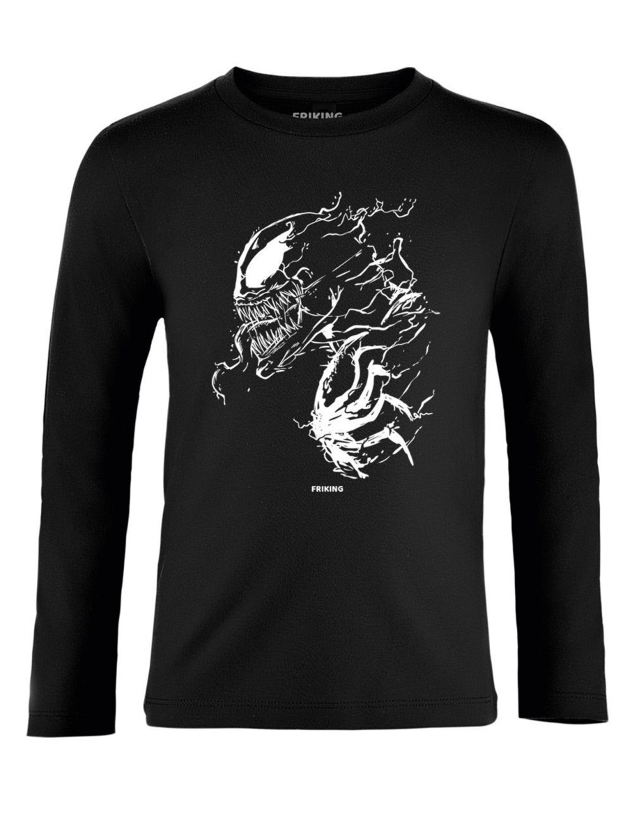 Friking Black Alien - 95 | Camisetas Manga Larga Nino