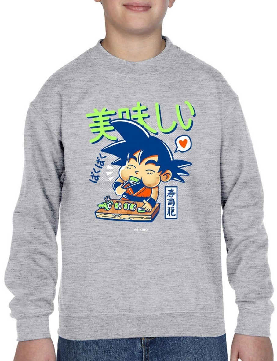 Friking Sushi Dragon - 40 | Sudaderas Sin Capucha Nino