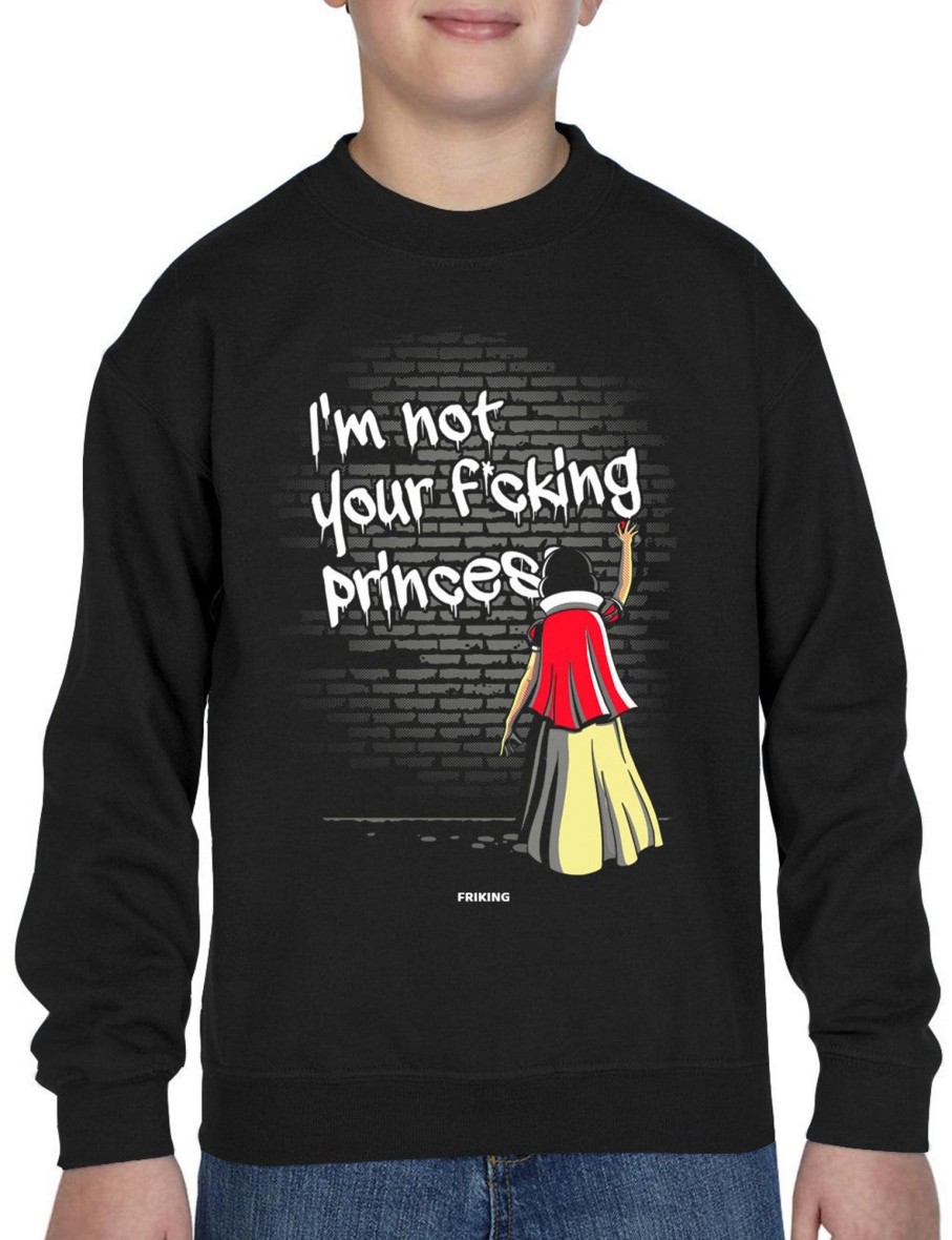 Friking Im Not Your F*Cking Princess Snow - 107 | Sudaderas Sin Capucha Nino