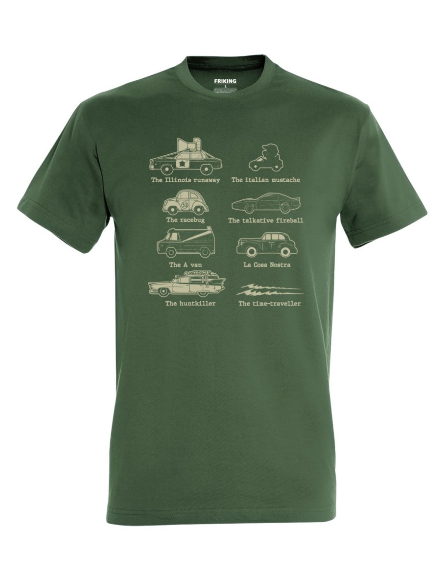 Friking Famous Cars - 281A | Camisetas Hombre