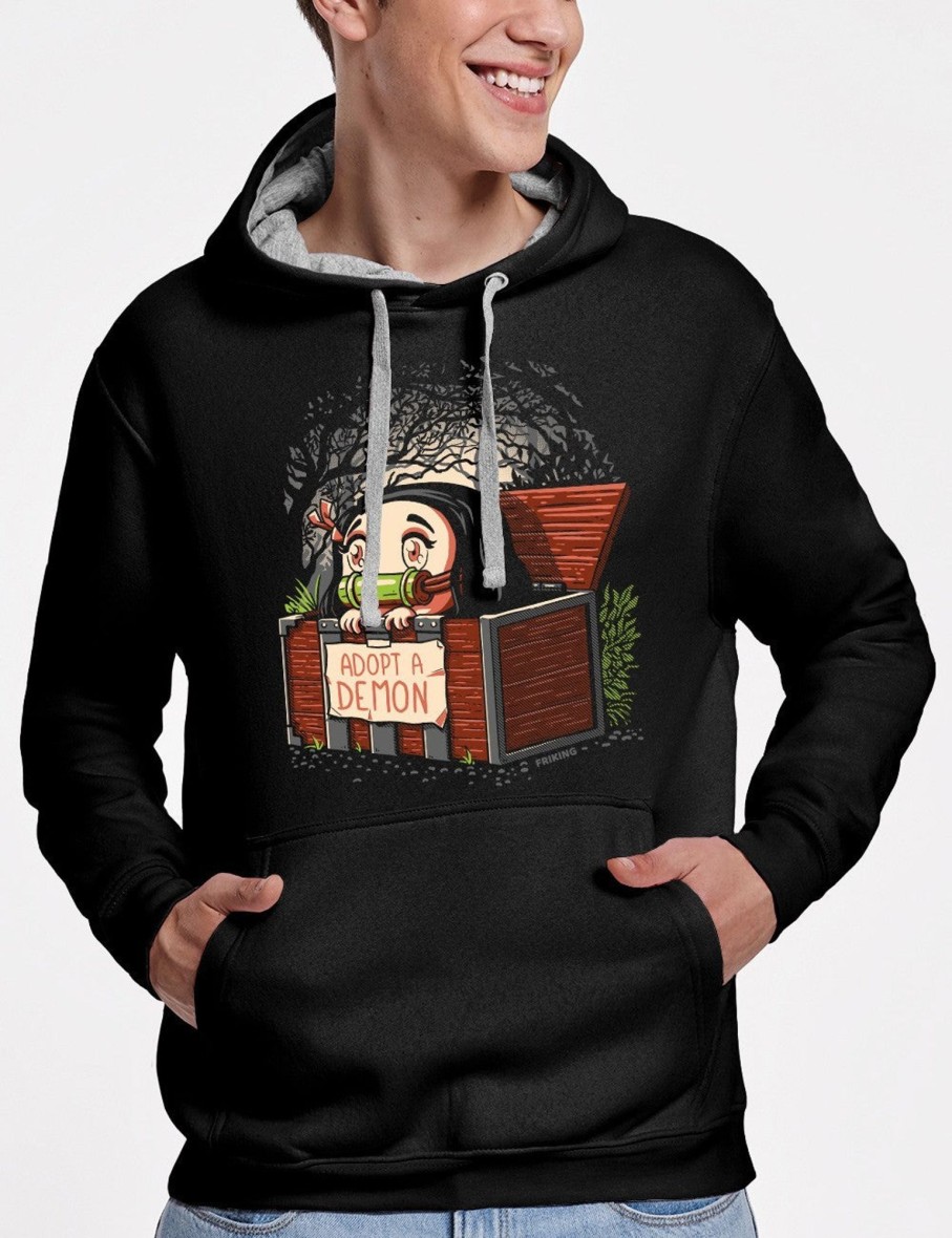 Friking Adopt A Demon - 254 | Sudaderas Con Capucha Uni