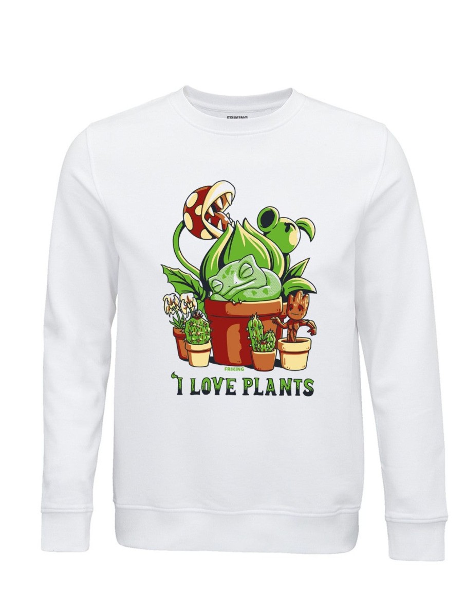 Friking I Love Plants - 563 | Sudaderas Sin Capucha Nino