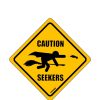 Friking Caution Seekers | Vinilos De Coche