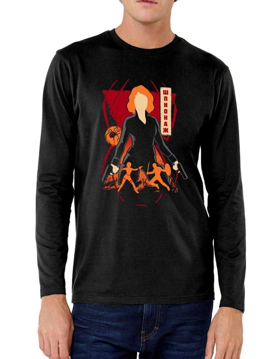 Friking Russian Spy - D 142 | Camisetas Manga Larga Hombre