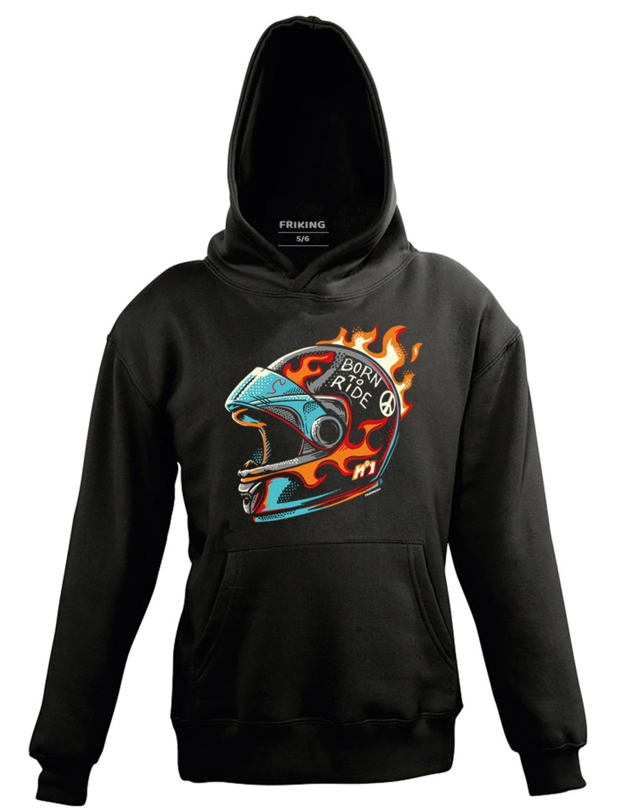 Friking Born To Ride - 302A | Sudaderas Con Capucha Nino