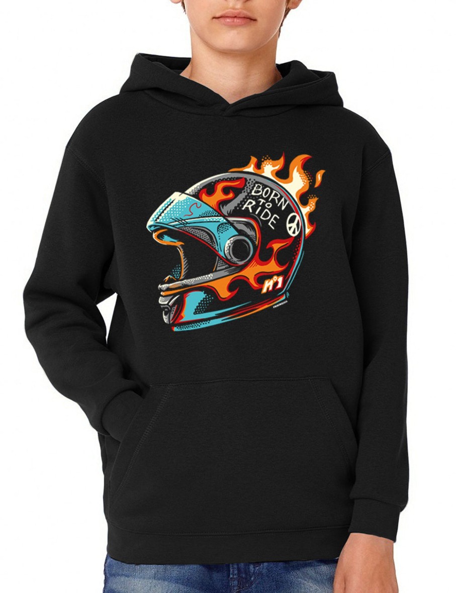 Friking Born To Ride - 302A | Sudaderas Con Capucha Nino