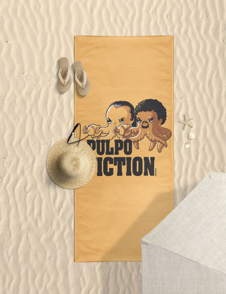 Friking Toalla Pulpo Fiction | Toallas De Playa