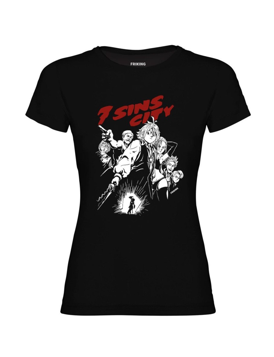 Friking 7 Sins City - 489 | Camisetas Mujer