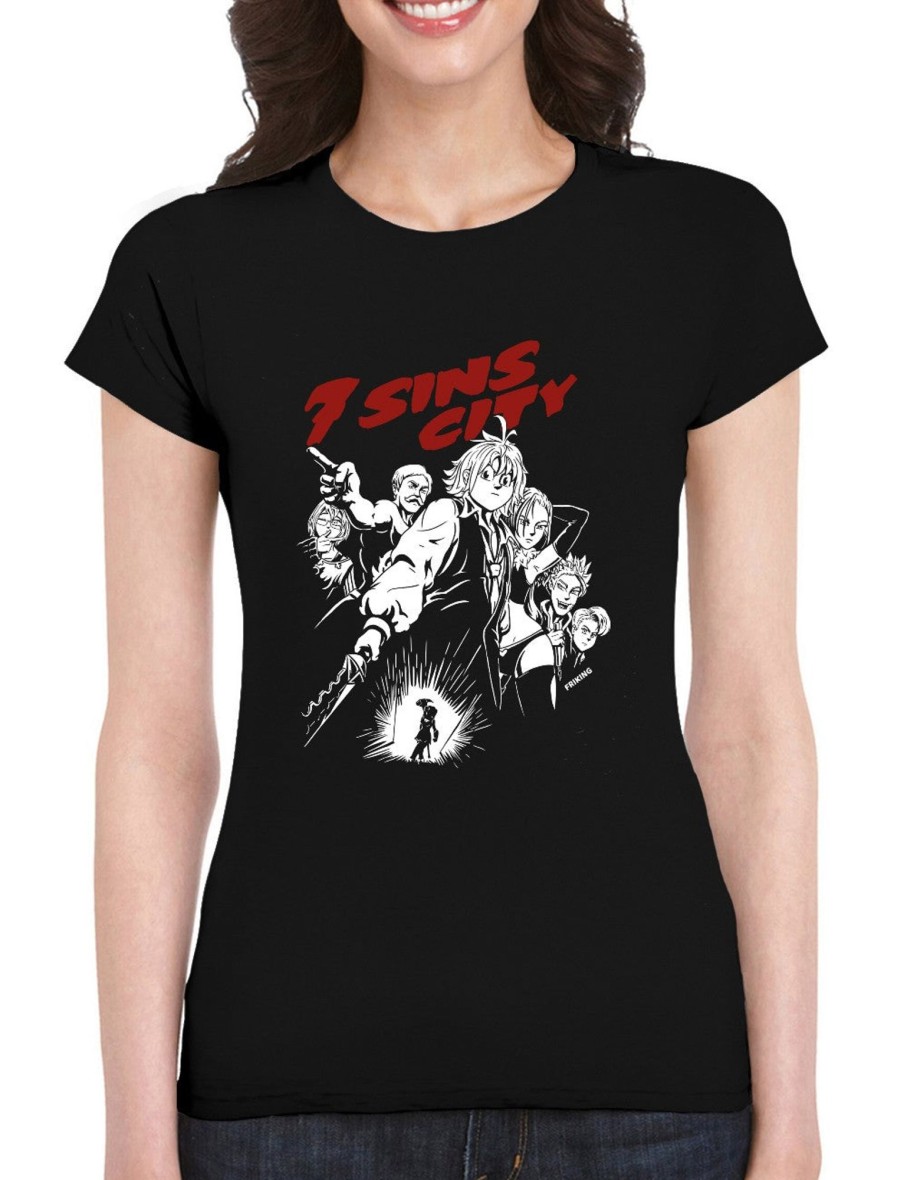 Friking 7 Sins City - 489 | Camisetas Mujer