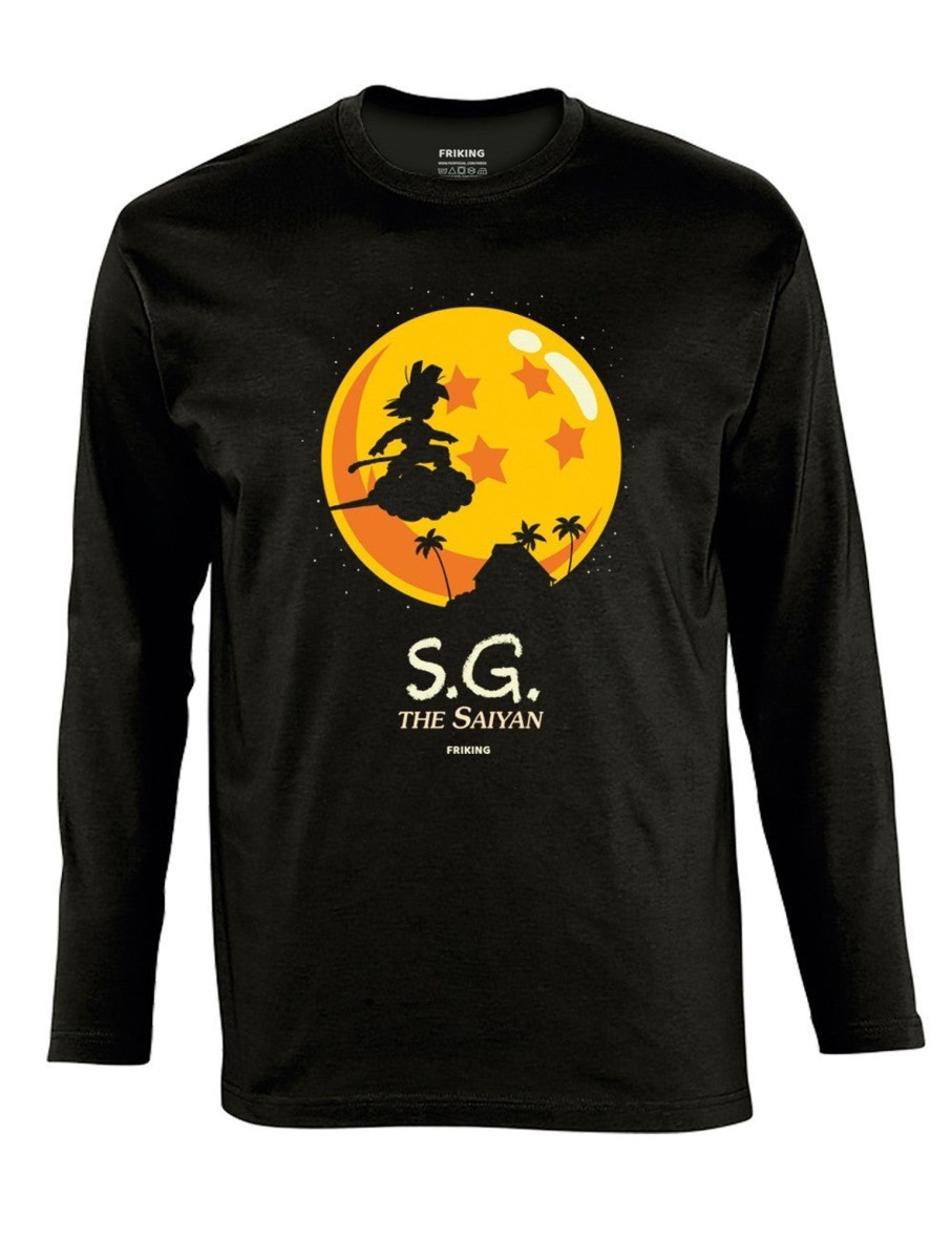 Friking S.G. The Saiyan - 15 | Camisetas Manga Larga Hombre