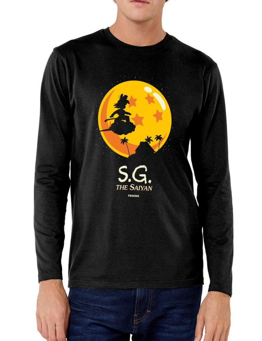 Friking S.G. The Saiyan - 15 | Camisetas Manga Larga Hombre