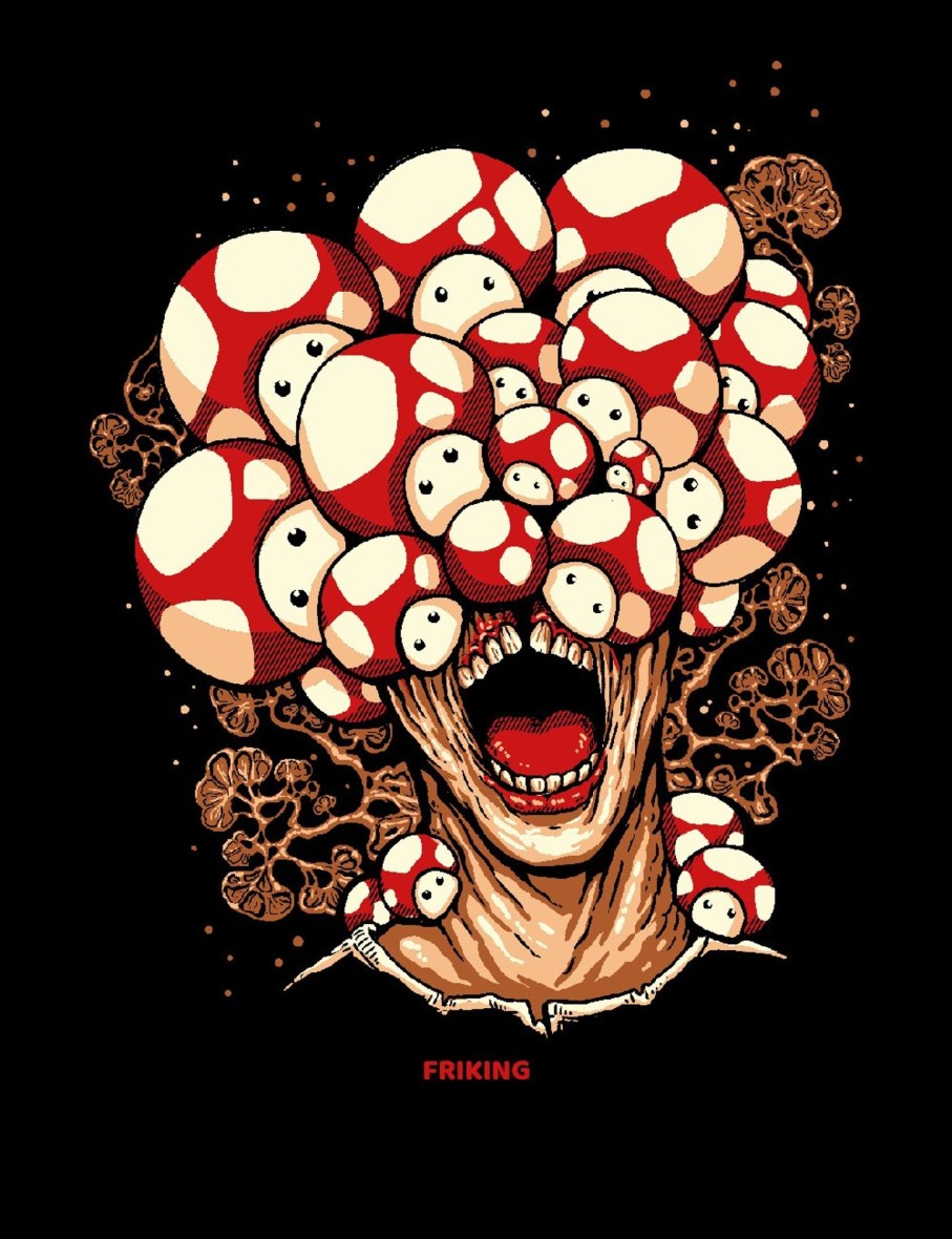 Friking Fungus Face - 657 | Bolsas De Asas