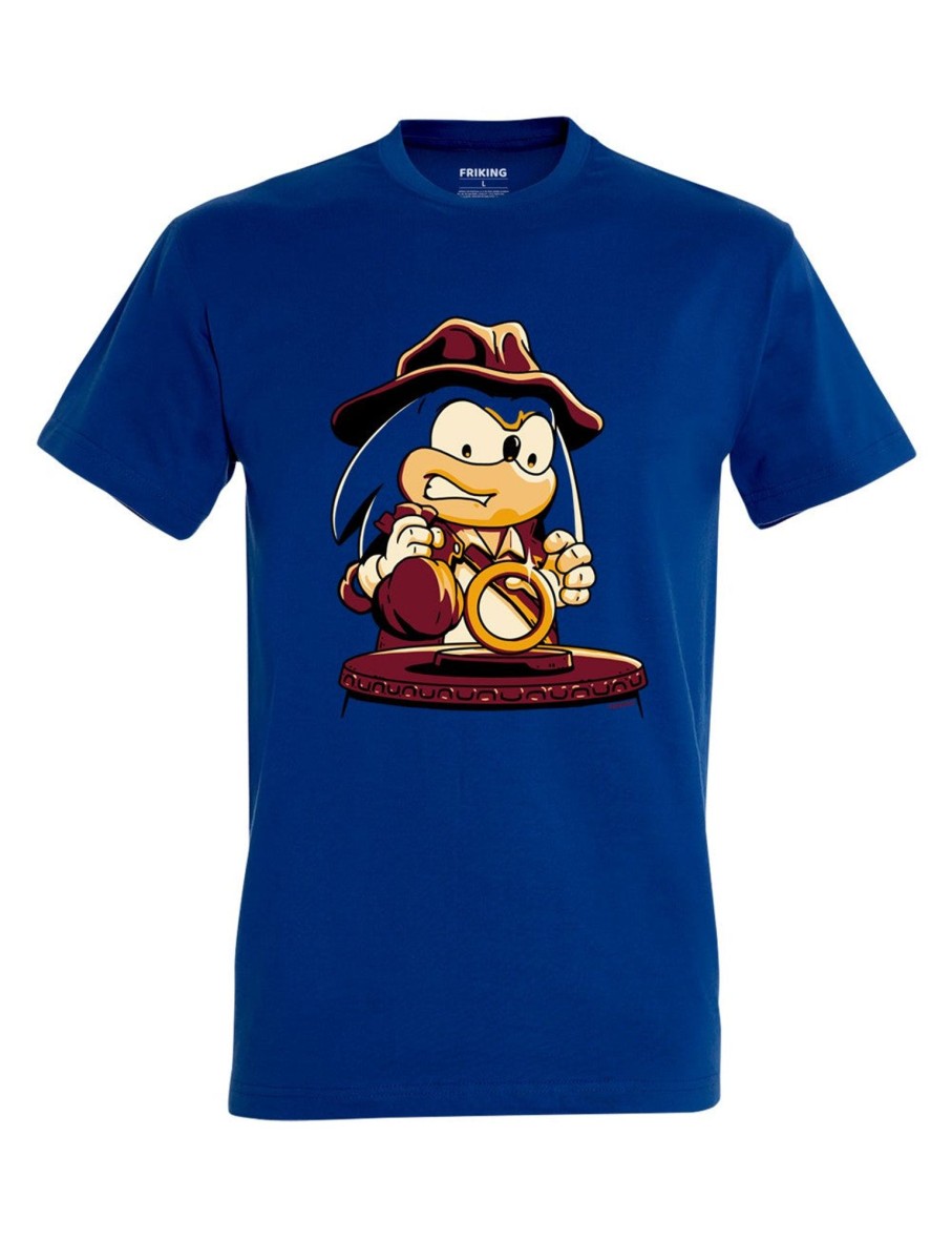 Friking Indiana Hedgehog - 515 | Camisetas Hombre