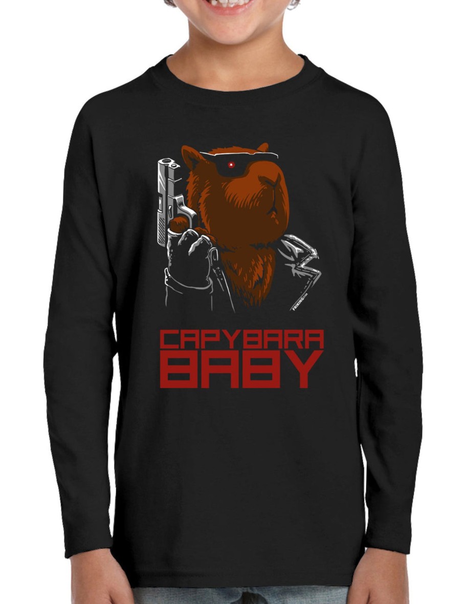 Friking Capybara Baby - 218A | Camisetas Manga Larga Nino