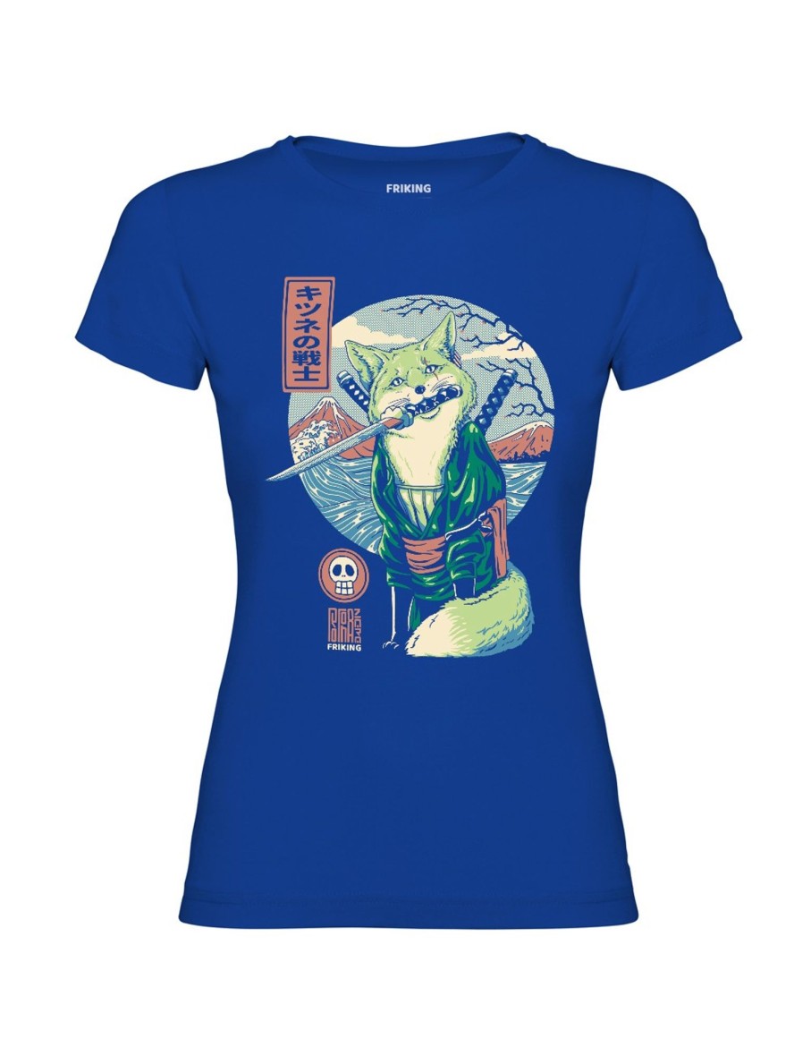 Friking Fox Warrior - 392 | Camisetas Mujer