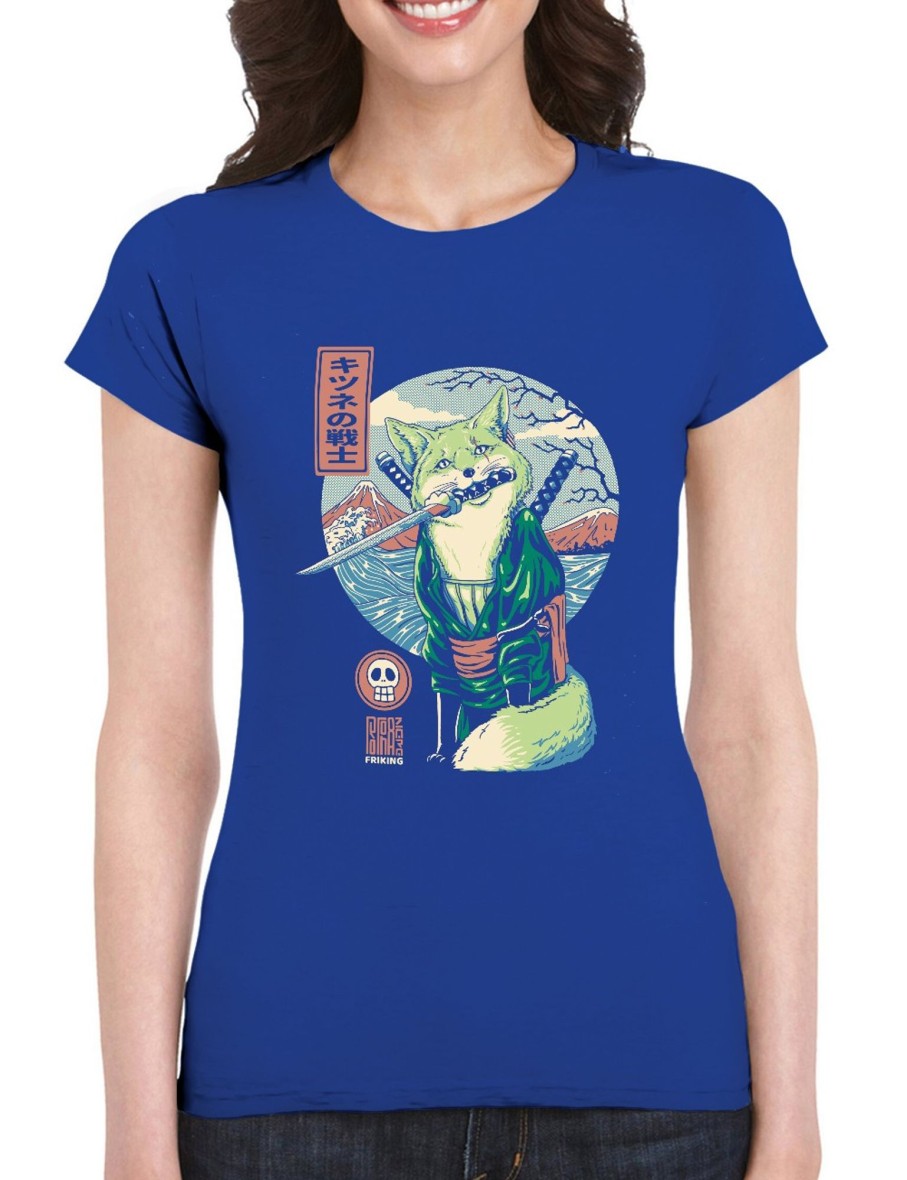 Friking Fox Warrior - 392 | Camisetas Mujer