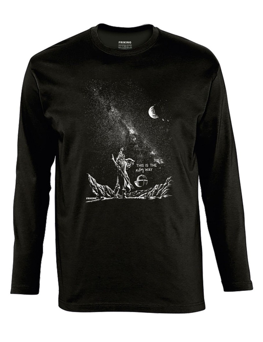 Friking This Is The Milky Way - 379 | Camisetas Manga Larga Hombre