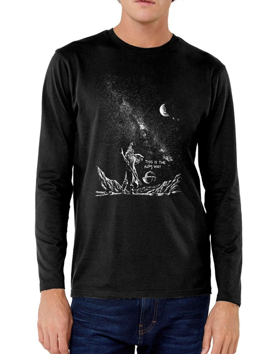 Friking This Is The Milky Way - 379 | Camisetas Manga Larga Hombre