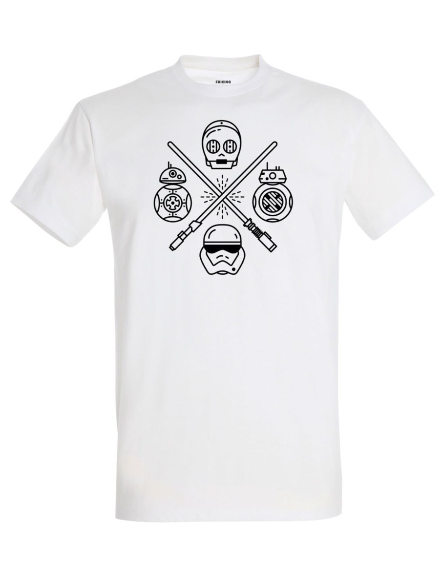 Friking Star Minimal - D 236A | Camisetas Hombre