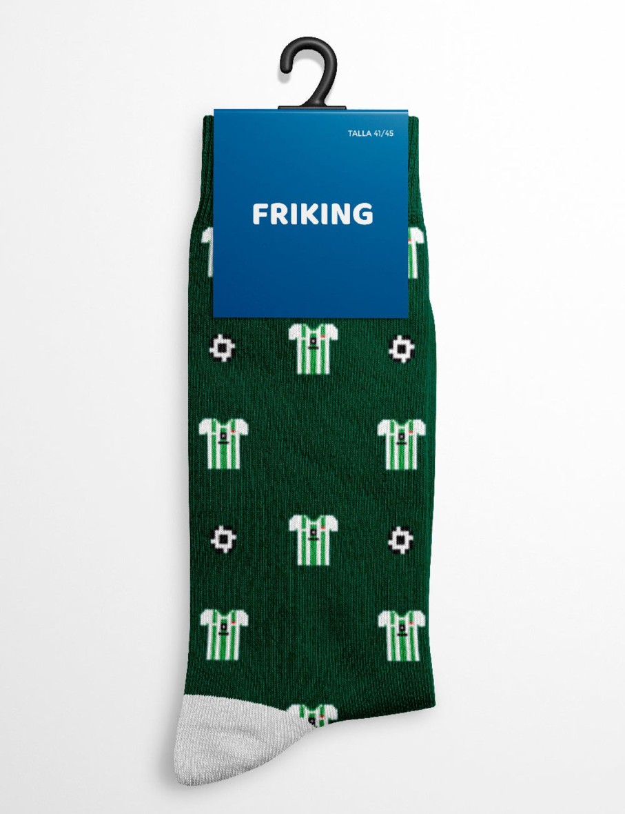 Friking Calcetines Friking - Equipo Blanco Y Verde | Calcetines