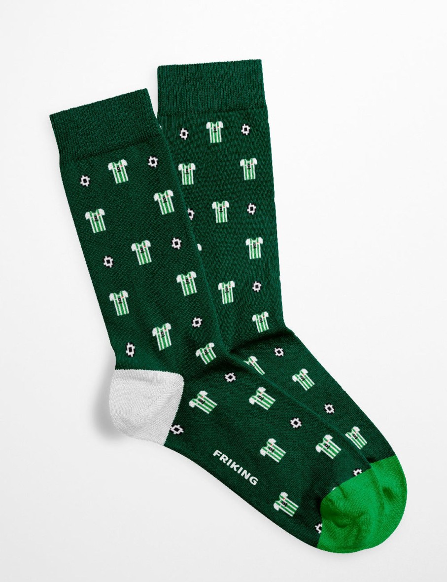 Friking Calcetines Friking - Equipo Blanco Y Verde | Calcetines