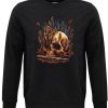 Friking Fungus Skull - 659 | Sudaderas Sin Capucha Uni