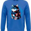 Friking Cat America - 381 | Sudaderas Sin Capucha Uni