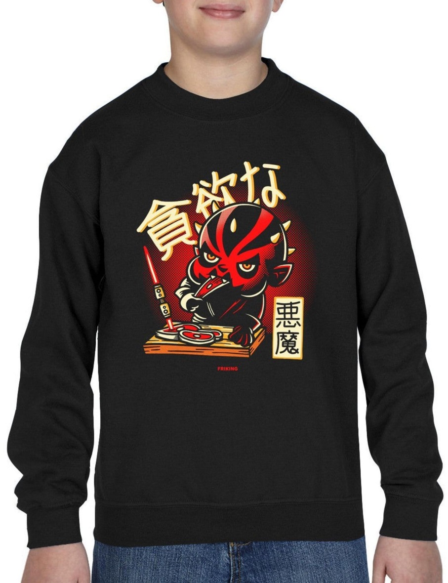 Friking Chibi Demon - 228 | Sudaderas Sin Capucha Nino