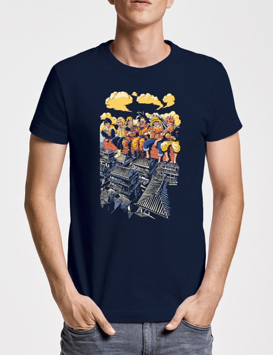 Friking Anime Having Lunch - 619 | Camisetas Hombre