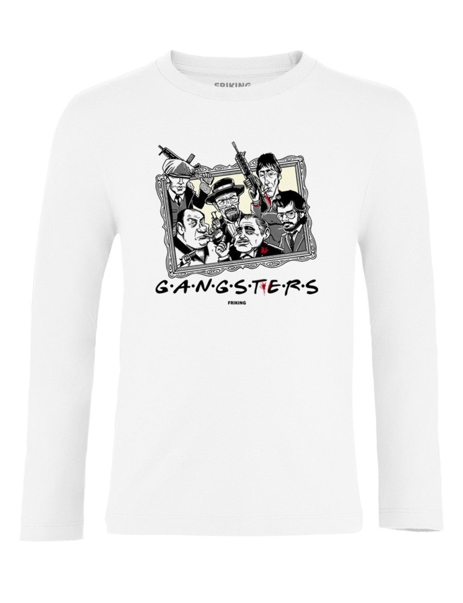 Friking Gangsters - 472 | Camisetas Manga Larga Nino