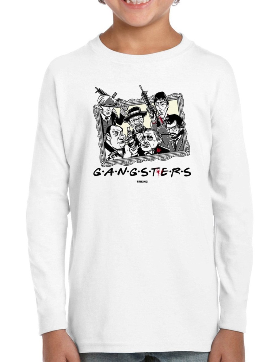 Friking Gangsters - 472 | Camisetas Manga Larga Nino