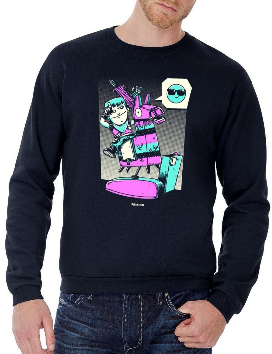 Friking Mechanic Llama - 80 | Sudaderas Sin Capucha Uni