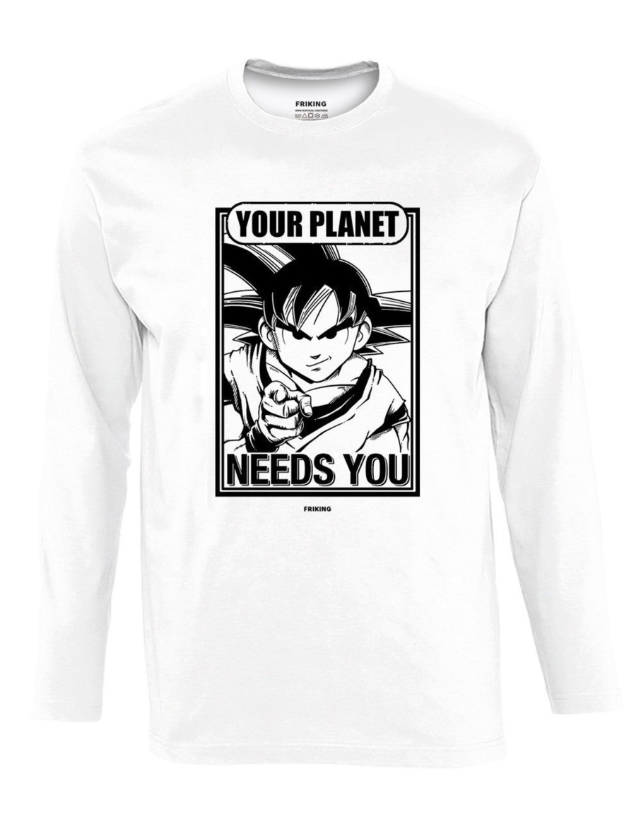 Friking Your Planet Needs You - 37 | Camisetas Manga Larga Hombre