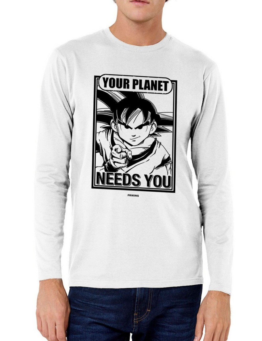 Friking Your Planet Needs You - 37 | Camisetas Manga Larga Hombre