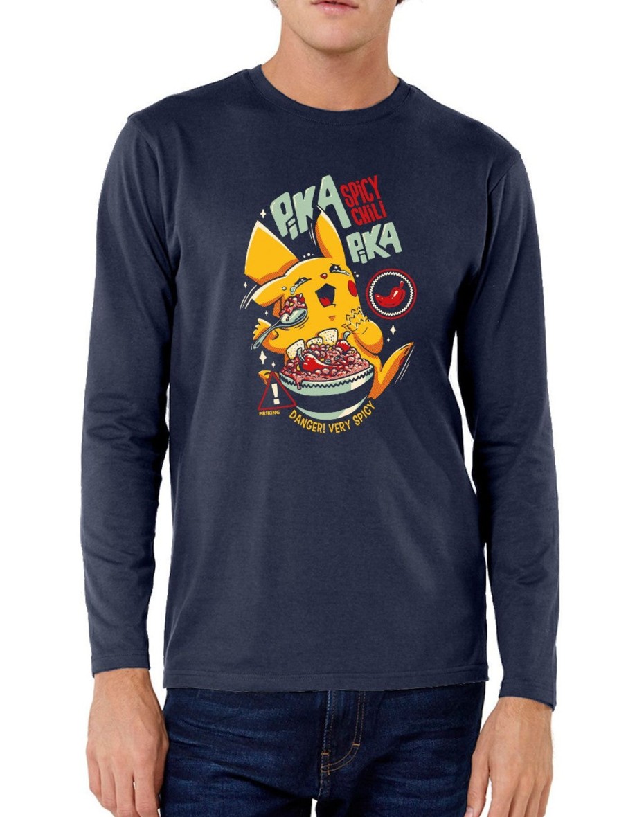 Friking Pika Pika - 365 | Camisetas Manga Larga Hombre