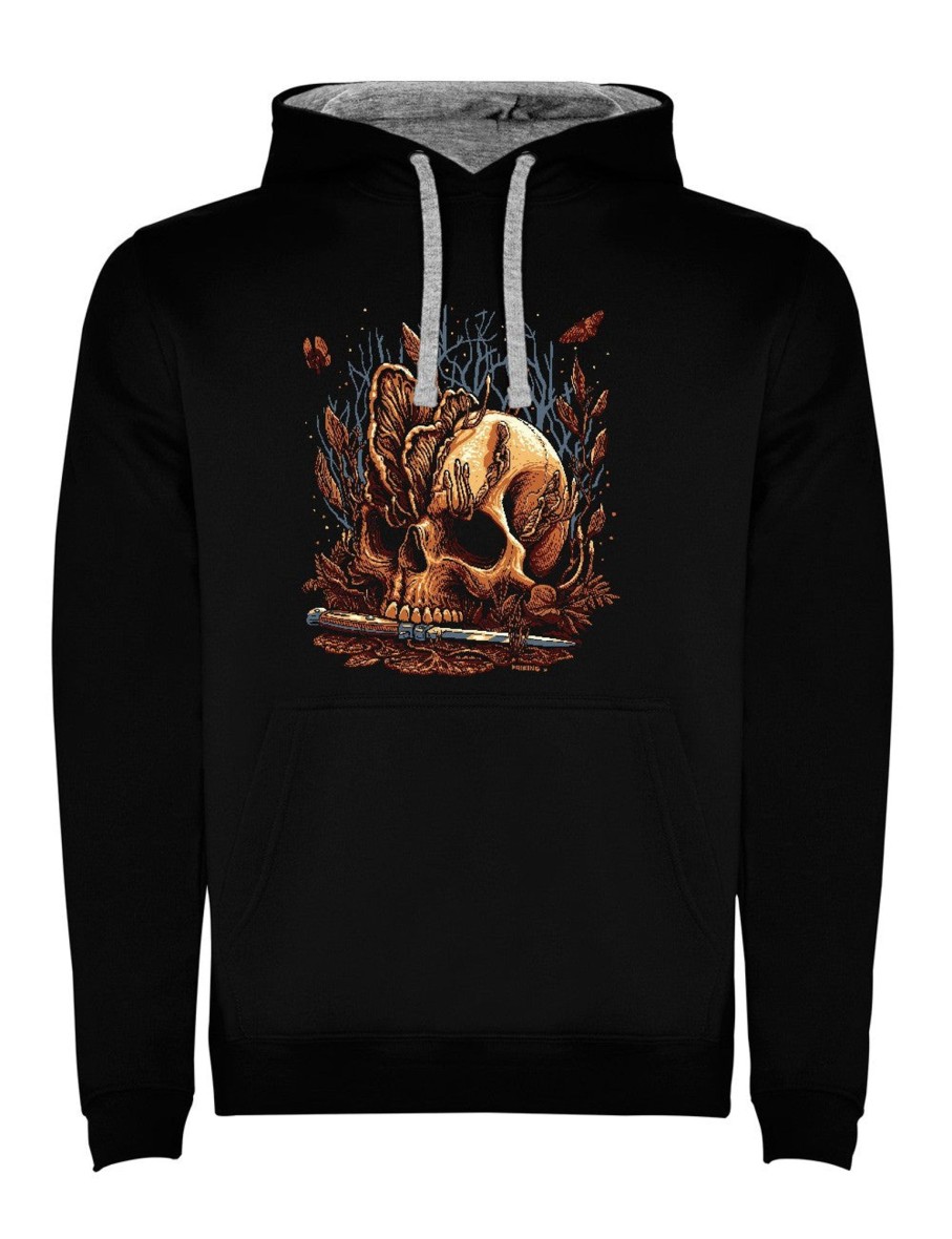 Friking Fungus Skull - 659 | Sudaderas Con Capucha Uni