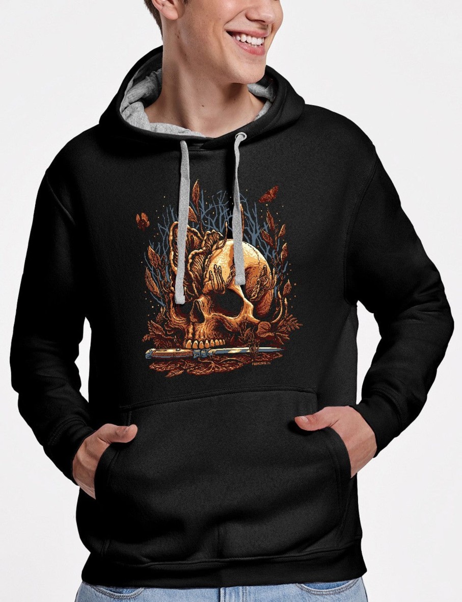 Friking Fungus Skull - 659 | Sudaderas Con Capucha Uni